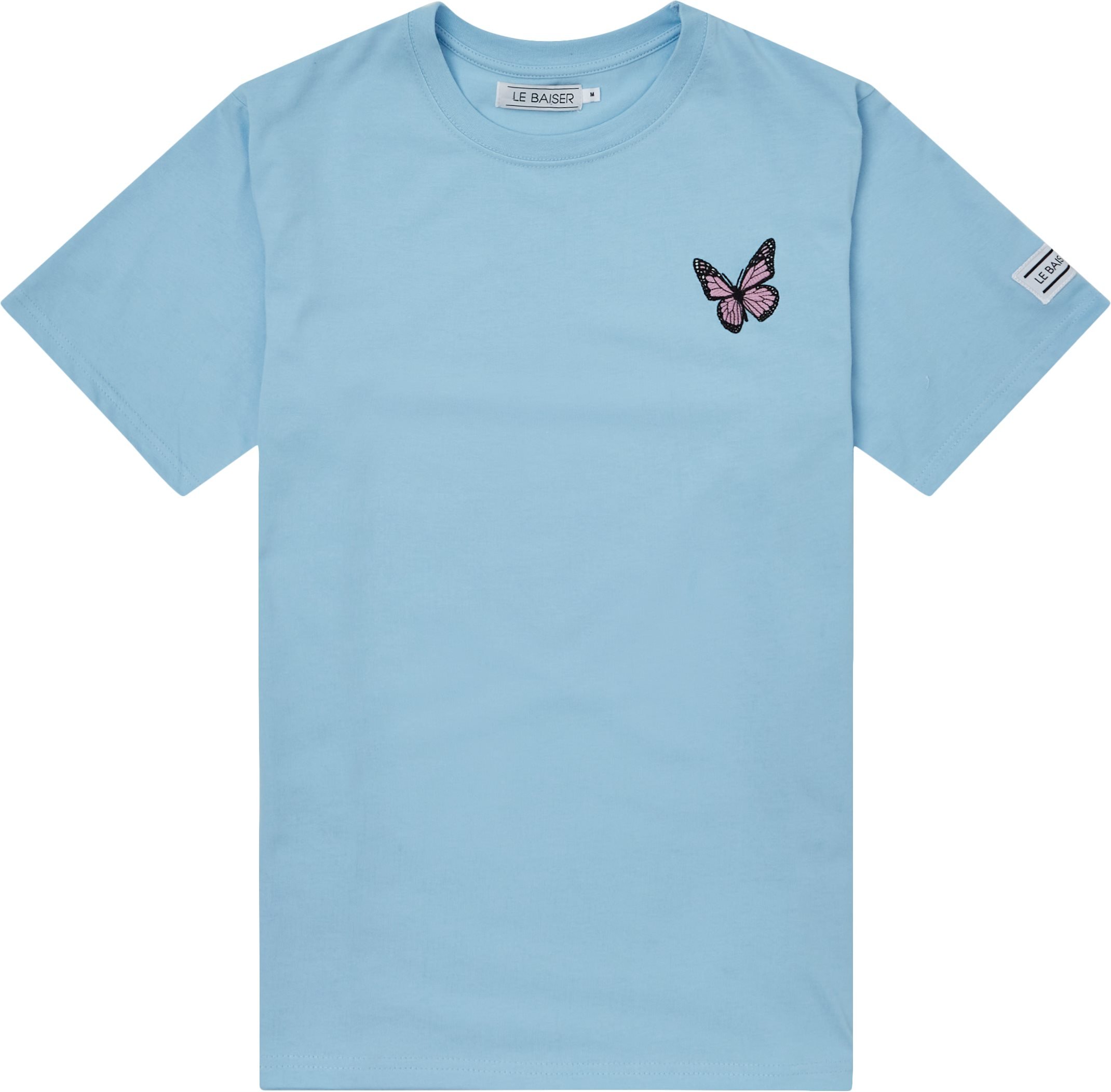 Butterfly Tee - T-shirts - Regular fit - Blå